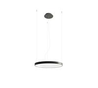Suspension RIO anneau noir Ø55 3000K 23W LED Thoro