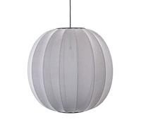 Suspension Rond en Argent Tricoté à La Ø60