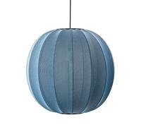 Suspension Rond en Maille Tricotée à La Pierre Bleue Ø60
