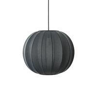 Suspension Rond Knit-Wit Noir Ø45
