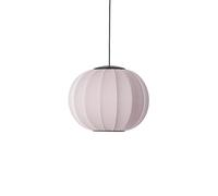 Suspension Rond Tricoté à La Ø45 LED Rose Clair
