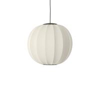 Suspension Rond Tricoté à La Ø60 LED Blanc Perle