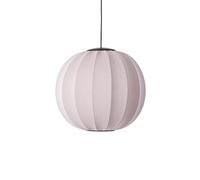 Suspension Rond Tricoté à La Ø60 LED Rose Clair