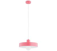 Suspension rose ronde Nevera enfant E27 15W métal Alfa