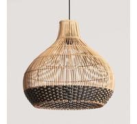 Suspension Rotin Amari Iluzzia Naturel / Noir