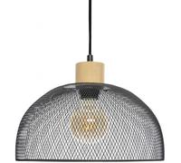 Suspension ""Sam"" noir métal Diamètre 30 cm d'Atmosphera