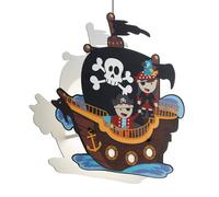 Suspension San Carlo Avec Bateau Pirate Multicolore