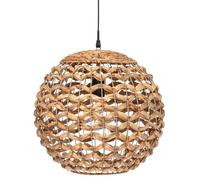 Suspension ""Sand"" fibre naturelle D38cm - Atmosphera Créateur d'intérieur
