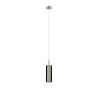 Suspension SELVINO E27 1X15W en acier nickel mat D100mm