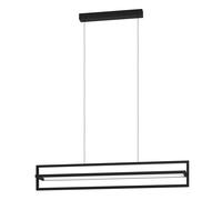 Suspension SIBERIA LED 34W en acier noir 780x160x1100mm