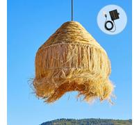 Suspension solaire LEONORA SOLAR en jacinthe d'eau avec câble hybride secteur et solaire 5m de longueur