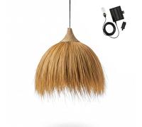 Suspension solaire MASAI SOLAR en herbe de rayung avec câble hybride secteur et solaire 5m de longueur