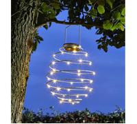 Suspension solaire Spirale 33 leds