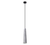 Suspension Sollux Lighting Electra Gris 8x8x125 cm