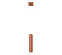 Suspension Sollux Lighting Lagos 1 Rouge 8x8x118 cm
