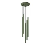 Suspension Sollux Lighting Pastelo 5P Vert 25x25x104 cm