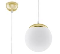 Sollux Lighting Ugo lampe suspendue 1x60 W blanc-doré SL.0715