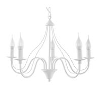 Sollux Lighting - Suspension Minerwa SL.0214 - 5x40 W E14 LED - Blanc