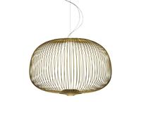 Suspension Foscarini Spokes 3 avec LED Dorée
