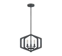 Suspension suspension plafonnier lampe 3 ampoules acier salle à manger lampe