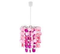 Suspension, suspension, suspension, lampe pour enfants, suspension, salle de jeux pour filles, métal rose-rose, 1x douille E27, DxH 32x140cm