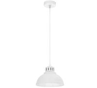 Suspension Sven blanc mat Ø21cm E27 15W métal Luminex