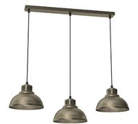 Suspension Sven Luminex barre 75cm doré noir 3xE27