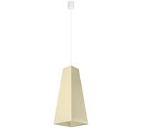 Suspension textile tissu crème IP20 éclairage suspendu E27 plafonnier spot 8051101