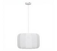 Suspension Tobie Ø 37 cm en Coton Blanc
