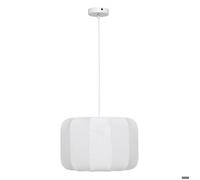 Atmosphera Suspension Tobie Ø 37 cm en coton blanc
