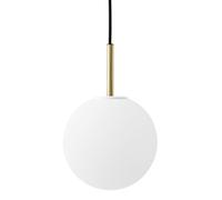 Suspension TR en Laiton Brossé avec Ampoule Opale Mat