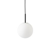 Suspension Audo TR en Verre Opale Noir Mat