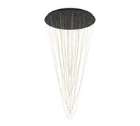Suspension TREPUCO LED 8X5,4W en acier noir D780mm