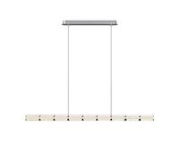 Suspension tube horizontale chrome LED 37W LOVE Maxlight