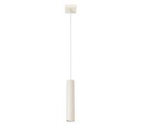 Suspension tube moderne beige 30cm GU10 10W MODENO