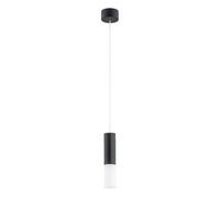 Suspension tube noire minimaliste Eliot E14 10W Alfa