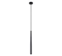Suspension tube noire moderne îlot G9 8W Serena PureLume