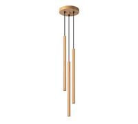 Suspension tube ronde dorée Velino 3xG9 Pure Lume IP20
