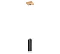 Suspension tube Toras Rabalux GU10 chêne noir Ø6cm