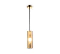 Suspension tube verre Gioia Maytoni laiton doré E14
