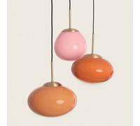 Suspension Verre Kurta Brun