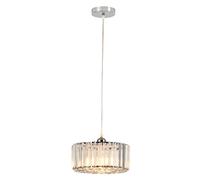 Suspension Vetro glamour Ø27,5 chrome verre 1xE27