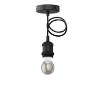Suspension vintage RETRA noir + ampoule LED 370lm blanc extra-chaud