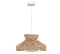 Suspension ""Zelia"" jute beige D38cm - Atmosphera Créateur d'intérieur