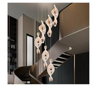 Suspensions LED Modernes pour Salon et Salle à Manger, éclairage d'intérieur Suspendu (6 têtes, variateur à Distance RC)