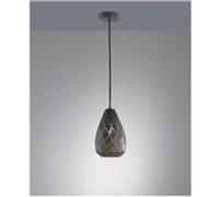 Anthracite Et Dorée - Suspension Onyx