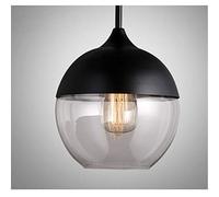 Suspensions verre design industriel,plafonnier vintage,luminaire intérieur cuisine salon salle à manger, restaurant bar comptoir Loft café couloir salle de lecture,Ø200 mm,E27,max 60W,IP20 Pendentif