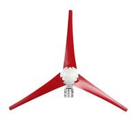 SustVita Générateur éolien 400 W 24 V avec 3 pales, Moulin à Vent à Lame en Fibre de Nylon de 24,8 Pouces, équipement de Production d'électricité CA triphasé modèle NE-400S3