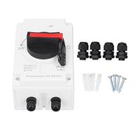 SustVita Inverseur Solaire PV 32 A 1200 V DC 4P, Interrupteur isolateur PV DC avec boîtier IP66 pour systèmes solaires connectés au réseau, Camping-Cars et Bateaux
