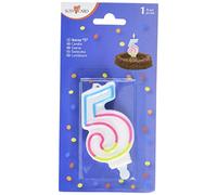 Susy Card 40012100 - Nombre Bougie '5'